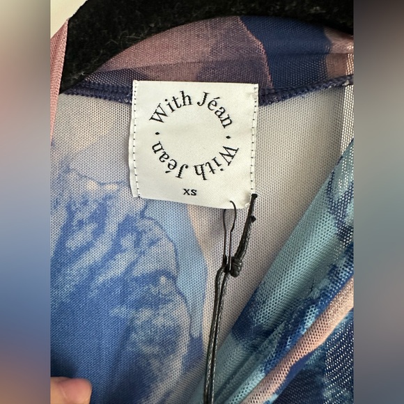 With Jean Sami Dress in Orchid Morphology print - Picture 5 of 6